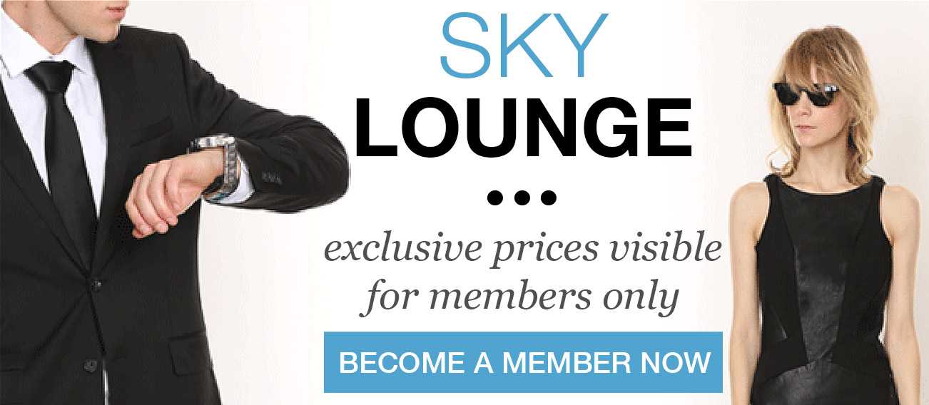 Sky Loung - exclusive prices visible to members only - become a member now